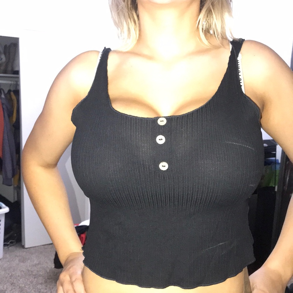 Black tank top M/L